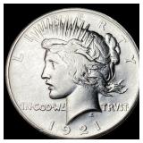 1921 Silver Peace Dollar UNCIRCULATED