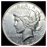 1927 Peace Silver Dollar CHOICE AU