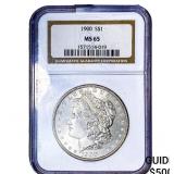 1900 Morgan Silver Dollar NGC MS65