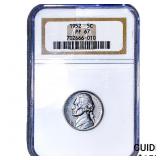 1952 Jefferson Nickel NGC PF67