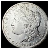 1893 Morgan Silver Dollar CLOSELY UNCIRCULATED