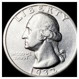 1932-S Silver Washington Quarter CLOSELY UNCIRCULA