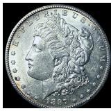 1887-S Silver Morgan Dollar CHOICE AU
