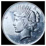 1927 Silver Peace Dollar CHOICE BU