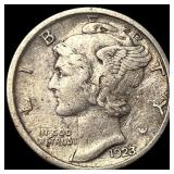 1923-S Silver Mercury Dime NEARLY  UNCIRCULATED