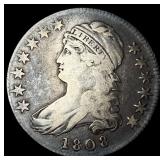 1808 Capped Bust Half Dollar LIGHTLY CIRCULATED