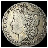 1901-S Silver Morgan Dollar LIGHTLY CIRCULATED