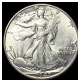 1947-D walking liberty half dollar  UNCIRCULATED