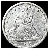 1838 Seated Liberty Dime CLOSELY UNCIRCULATED