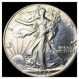 1942 Silver Walking Liberty Half Dollar  CHOICE P