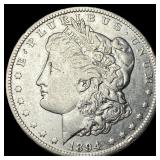 1894-O Morgan Silver Dollar CLOSELY UNCIRCULATED