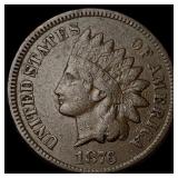 1876 Indian Head Cent CLOSELY UNCIRCULATED