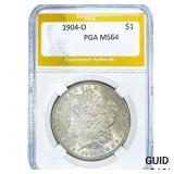 1904-O Morgan Silver Dollar PGA MS64