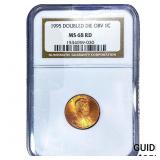 1995 Wheat Cent NGC MS68 RD