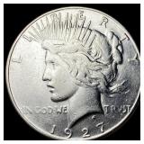 1927-S Silver Peace Dollar CLOSELY UNCIRCULATED