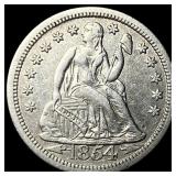 1854 Seated Liberty Dime UNCIRCULATED