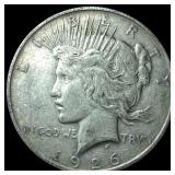 1926-D Peace Silver Dollar NEARLY  UNCIRCULATED
