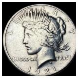1921 Silver Peace Dollar CLOSELY UNCIRCULATED