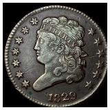 1829 Classic Head Half Cent CLOSELY UNCIRCULATED
