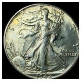 1942 Silver Walking Liberty Half Dollar  UNCIRCUL