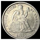 1875 Seated Liberty Dime UNCIRCULATED