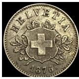 1876 Switzerland Billon 10 Rappen
