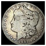 1901 Silver Morgan Dollar LIGHTLY CIRCULATED