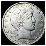 1915-D Silver Barber Half Dollar UNCIRCULATED