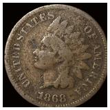 1868 Indian Head Cent NICELY CIRCULATED