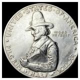 1920 Silver Half Dollar Pilgrim Tercentenary UNCIR