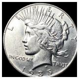 1935-S Silver Peace Dollar UNCIRCULATED