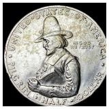 1920 Silver Pilgrim Tercentenary Half Dollar UNCIR
