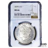 1879-S Morgan Silver Dollar NGC MS66