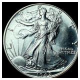 1942 Silver Walking Liberty Half Dollar  UNCIRCUL