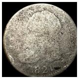 1821 Capped Bust Dime NICELY CIRCULATED