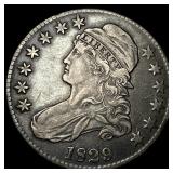 1829 Capped Bust Half Dollar CLOSELY UNCIRCULATED