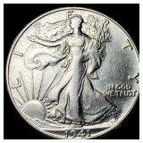 1941-S Silver Half Dollar CLOSELY UNCIRCULATED