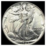 1946 Silver Walking Liberty Half Dollar GEM  BU