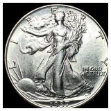 1937 Silver Half Dollar Walking Liberty UNCIRCULAT