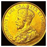 1912 Canada Gold 5 Dollars GEM BU