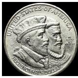1924 Silver Huguenot-Walloon Half Dollar UNCIRCULA