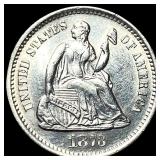 1873-S Silver Half Dime UNCIRCULATED