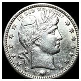 1907 Barber Quarter HIGH GRADE