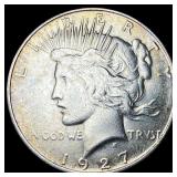 1927-D Peace Silver Dollar CLOSELY  UNCIRCULATED