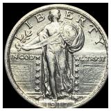 1917 Type 1 Standing Liberty Quarter UNCIRCULATED