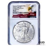 2020 Silver Eagle NGC MS69