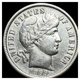 1899 Barber Dime CHOICE AU