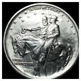 1925 Silver Stone Mountain Half Dollar UNCIRCULATE