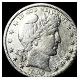 1900-S Silver Barber Half Dollar HIGH GRADE