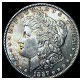 1887 Morgan Silver Dollar CHOICE BU